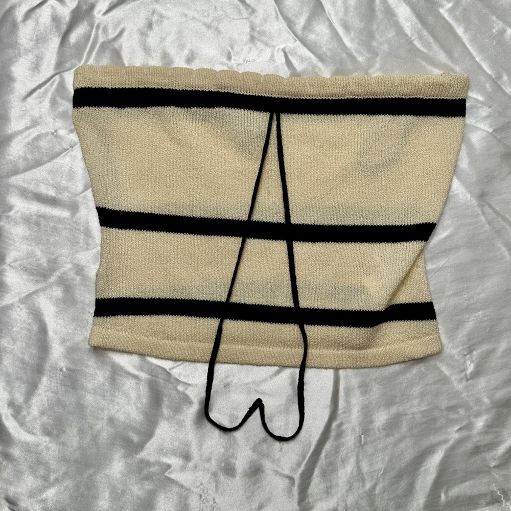 Knit Top Crop Top